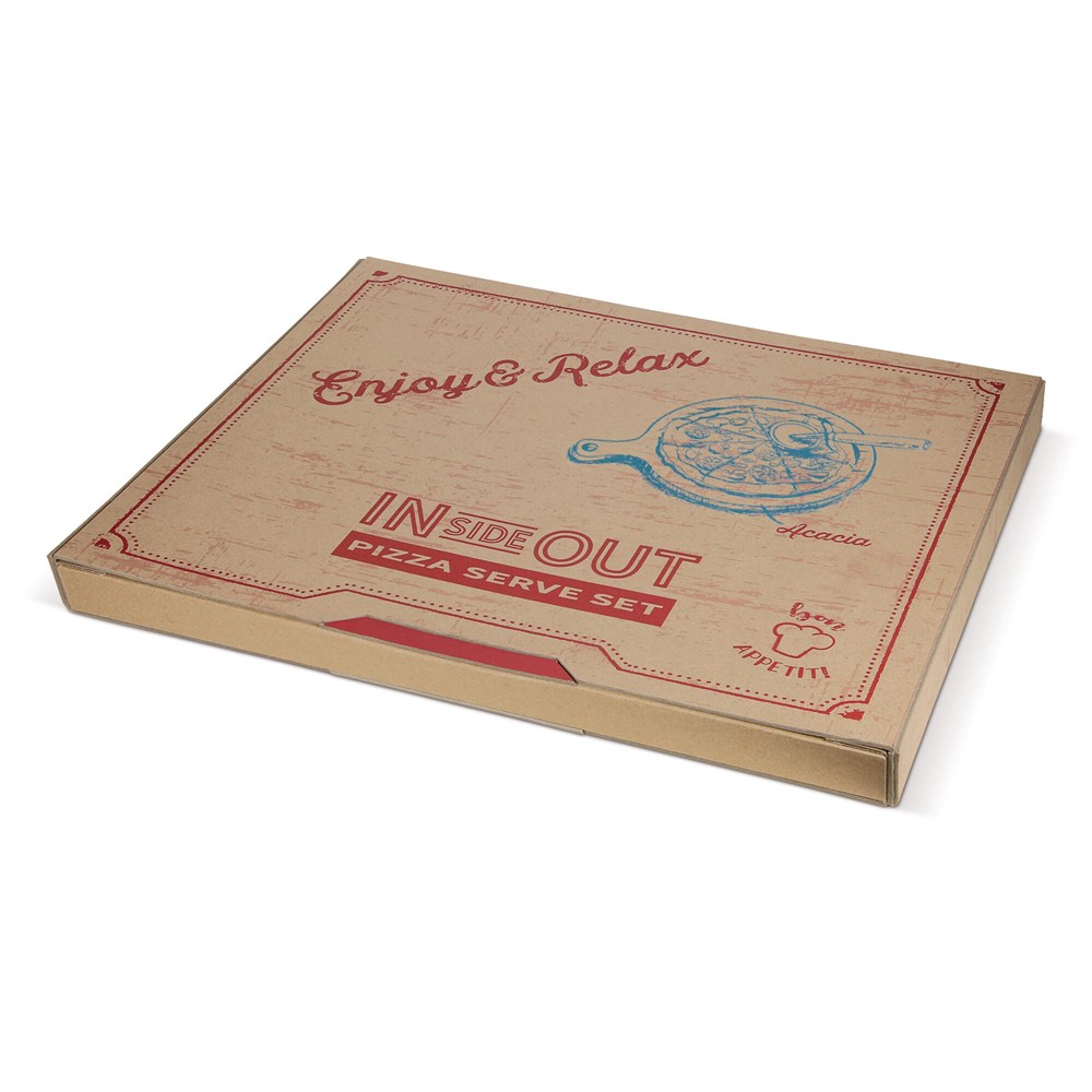Pizzaplank met snijder
