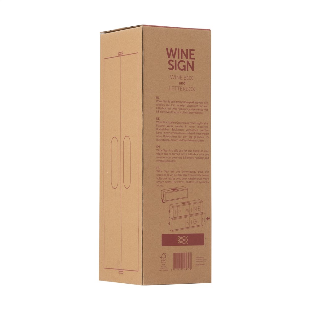Rackpack Wine Sign Rackpack Wine Sign